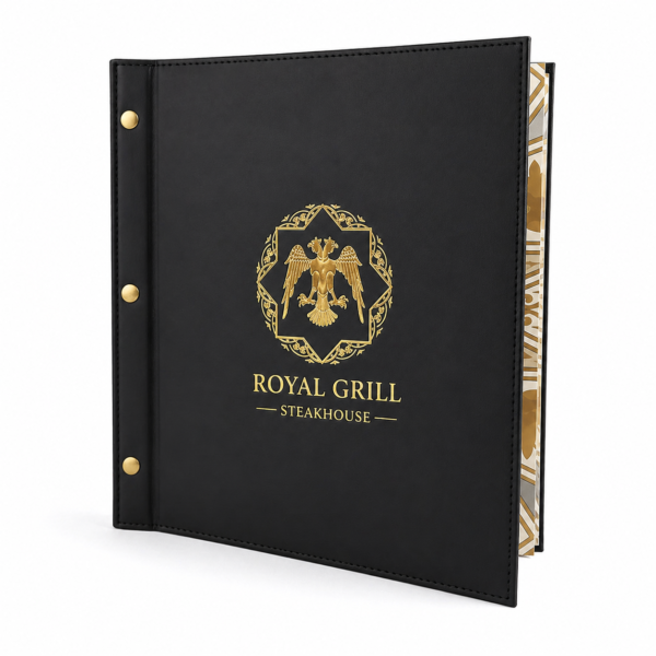 LEATHER MENU COVER MODEL – D104
