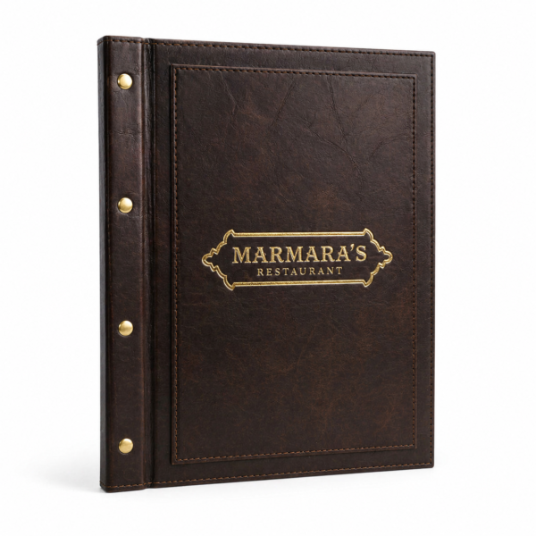 LEATHER MENU COVER MODEL – D108