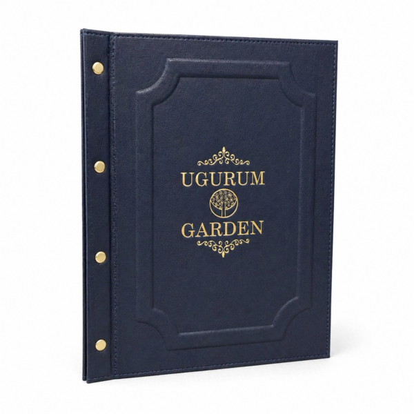Booklet Menu D109 algo printing LEATHER MENU COVER MODEL – D109