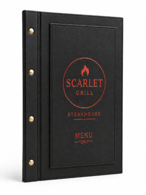 LEATHER MENU COVER MODEL – D114