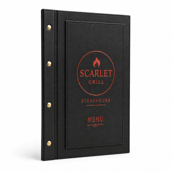 LEATHER MENU COVER MODEL – D114