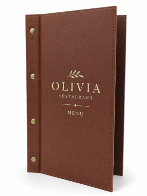 LEATHER MENU COVER MODEL – D118