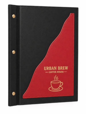 LEATHER MENU COVER MODEL – D124