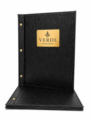 Booklet Menu D127 algo printing LEATHER MENU COVER MODEL – D127