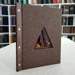 LEATHER MENU COVER MODEL – D102