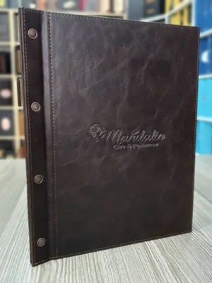 LEATHER MENU COVER MODEL – D112