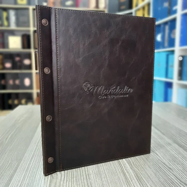 DERI-MENU-MODELI-D112.jpg LEATHER MENU COVER MODEL – D112