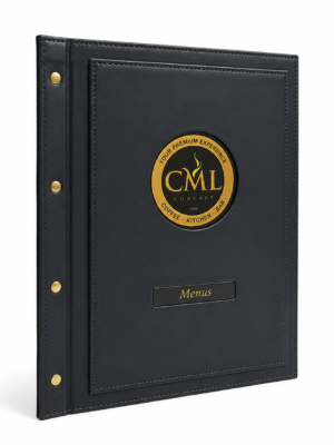 bookklet menu D120 algo printing LEATHER MENU COVER MODEL – D120