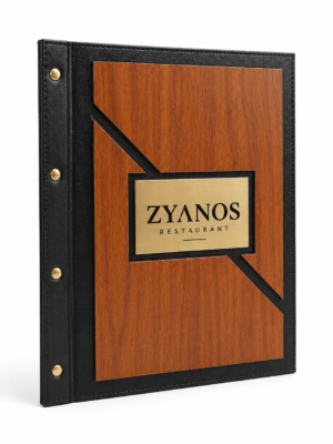 WOODEN MENU COVER MODEL – A104
