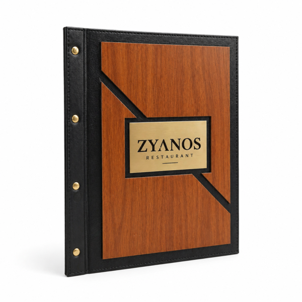 WOODEN MENU COVER MODEL – A104