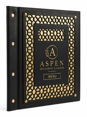 WOODEN MENU COVER MODEL – A105