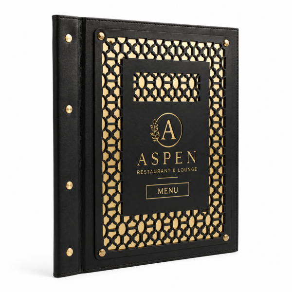 WOODEN MENU COVER MODEL – A105