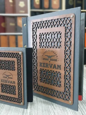 WOODEN MENU COVER MODEL – A106