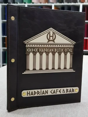 WOODEN MENU COVER MODEL – A107