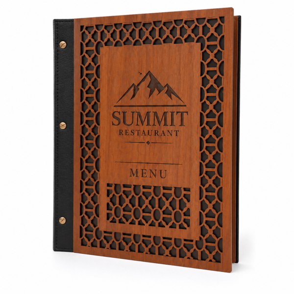 WOODEN MENU COVER MODEL – A109