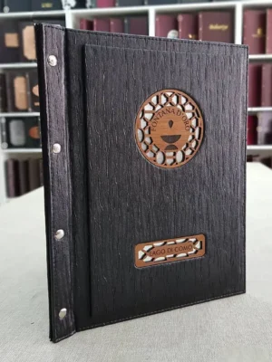 WOODEN MENU COVER MODEL – A117