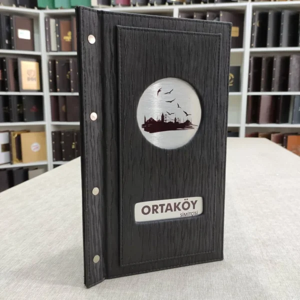 booklet menu-D101 algo printing LEATHER MENU COVER MODEL – D101