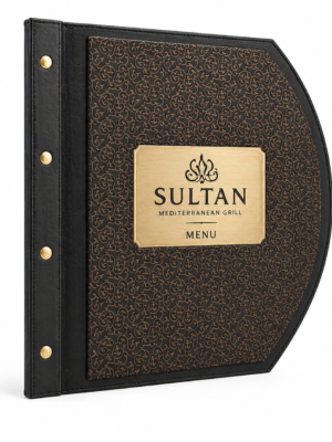 LEATHER MENU COVER MODEL – D103