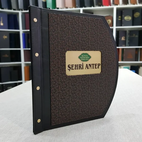 booklet menu D103 algo printing LEATHER MENU COVER MODEL – D103
