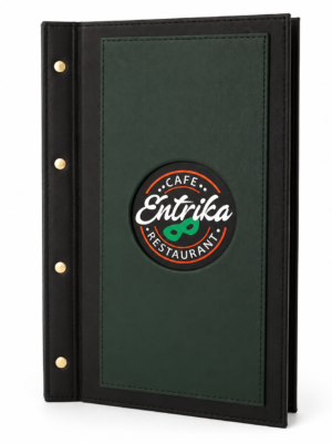 booklet menu D105 algo printing LEATHER MENU COVER MODEL – D105