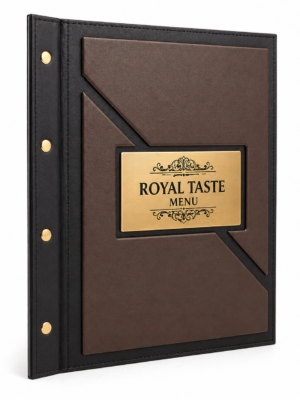 booklet menu D115 algo printing LEATHER MENU COVER MODEL – D115