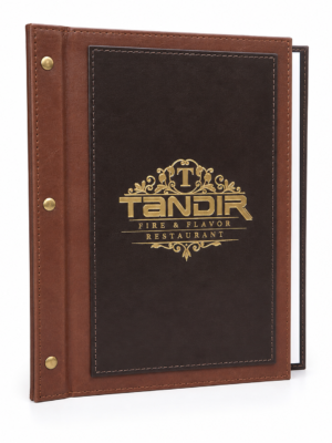 booklet menu-D125 algo printing LEATHER MENU COVER MODEL – D125