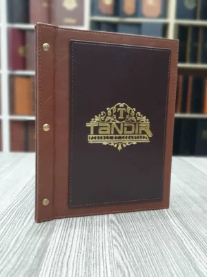 booklet menu-D125 algo printing LEATHER MENU COVER MODEL – D125