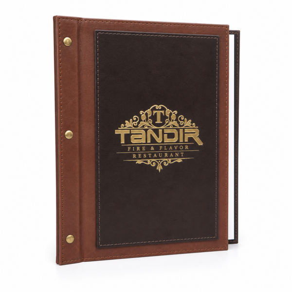 LEATHER MENU COVER MODEL – D125