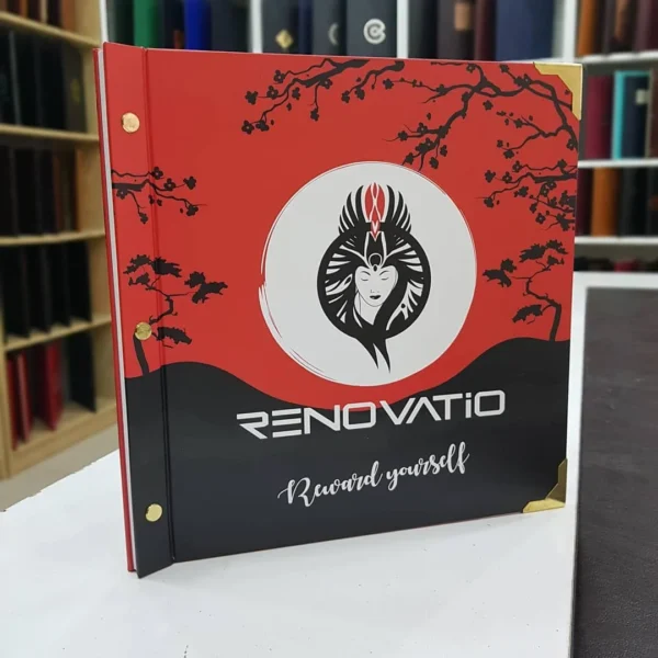 booklet menu S102 algo printing LAMINATED MENU COVER MODEL – S102