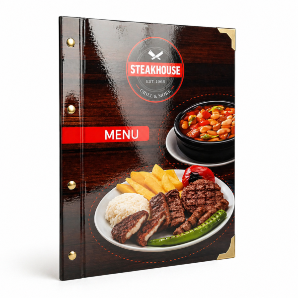booklet menu S103 algo printing LAMINATED MENU COVER MODEL – S103