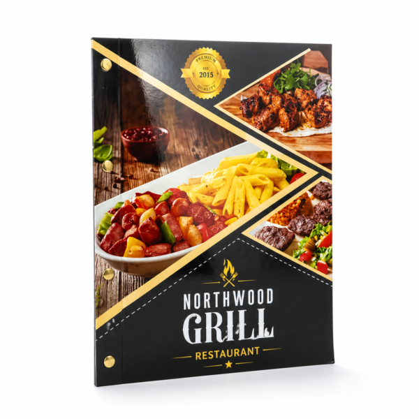 booklet menu S104 algo printing LAMINATED MENU COVER MODEL – S104