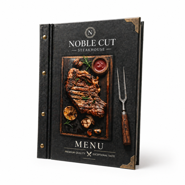 booklet menu S106 algo printing LAMINATED MENU COVER MODEL – S106