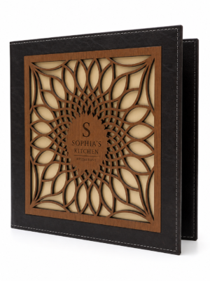 WOODEN MENU COVER MODEL – A108